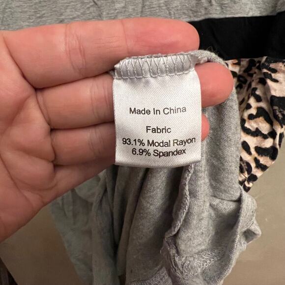 Bearsland Women’s Maternity Nursing Top Short Sleeve Patchwork Breastfeeding Tee - Picture 10 of 13